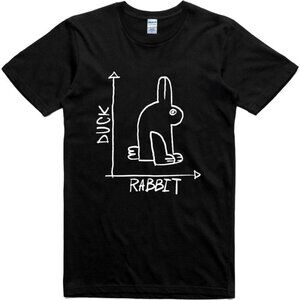Funny Rabbit Duck T-Shirt | Optical Illusion Graphic Tee